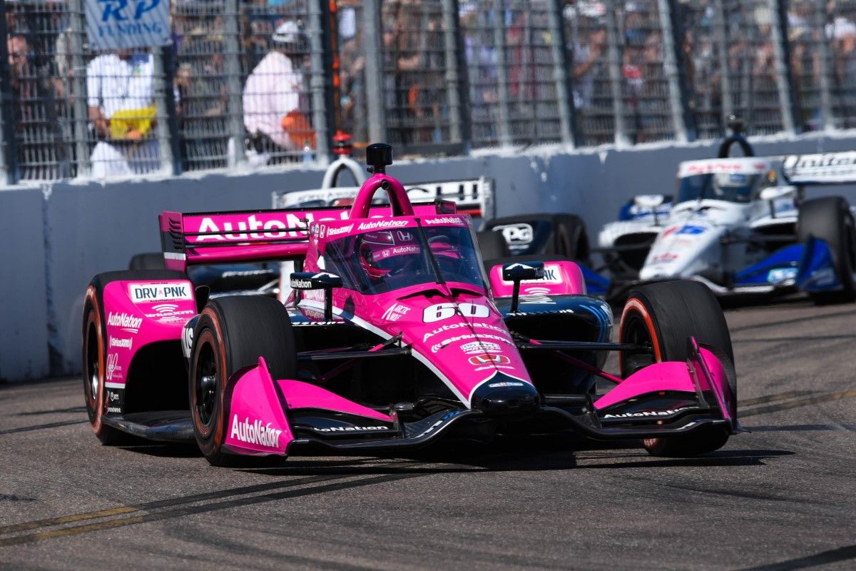 Pagenaud lidera los velocísimos Libres 1 en Long Beach; 7º lugar para Palou