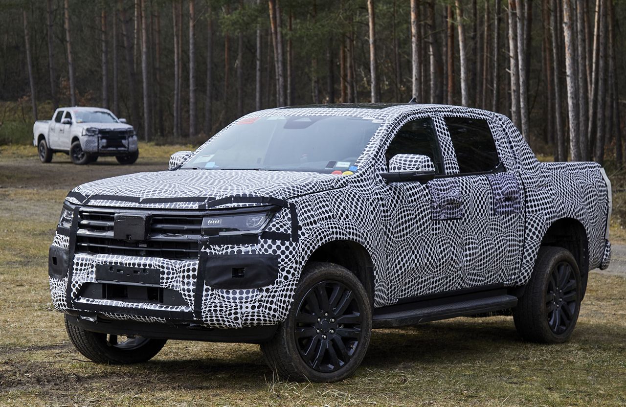 Más detalles del Volkswagen Amarok 2023, los prototipos del pick-up muestran su destreza