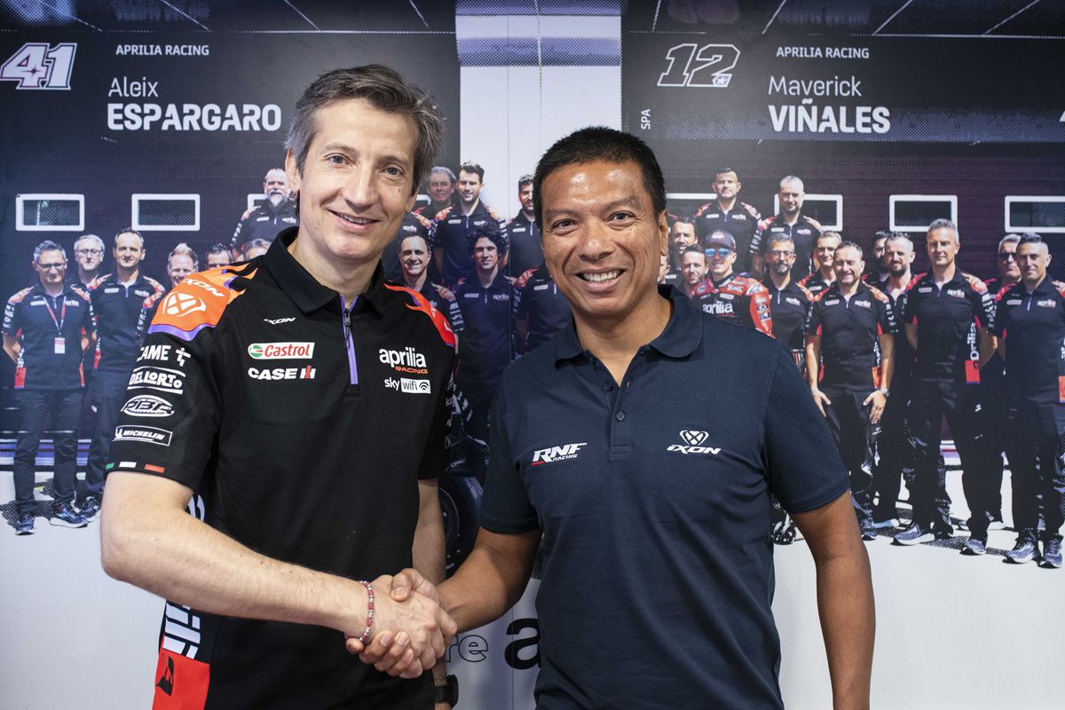 Aprilia tendrá un equipo satélite en MotoGP tras el acuerdo con RFN