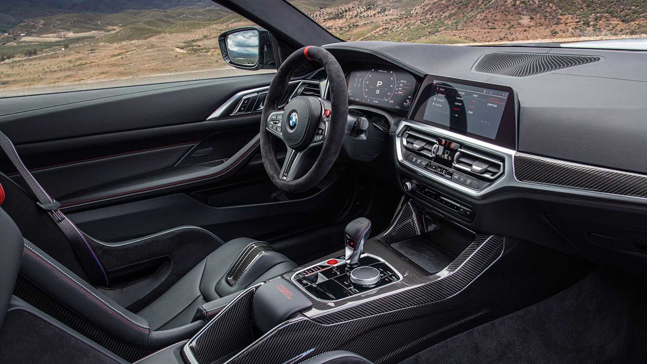 BMW M4 CSL - interior