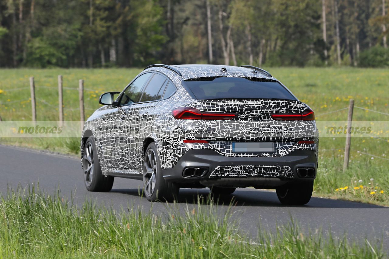 Fotos espía BMW X6 Facelift 2023 en Nürburgring