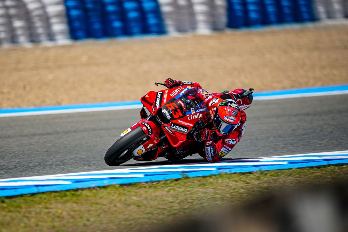 Pecco Bagnaia logra en Jerez su primer triunfo del año en MotoGP