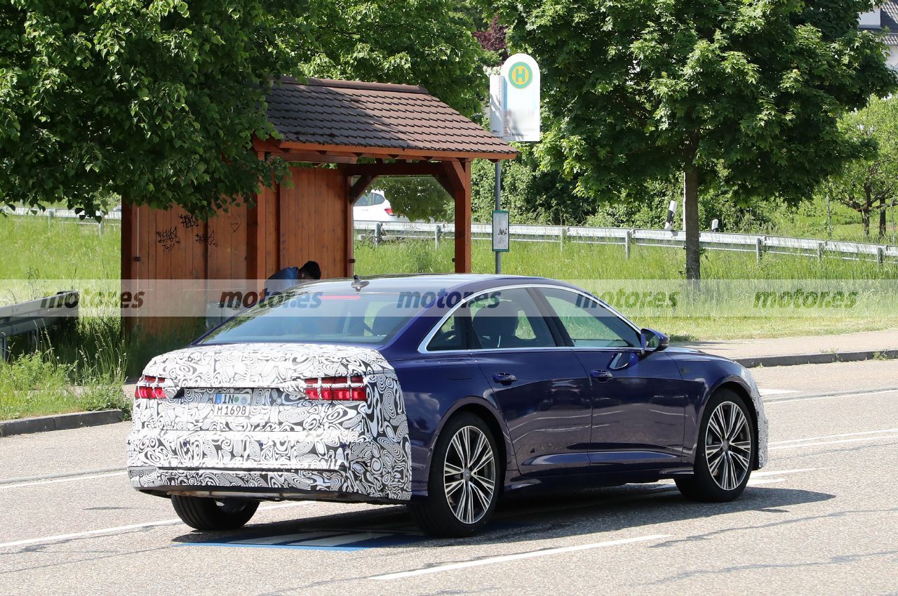 Fotos espía Audi A6 Berlina Facelift 2023