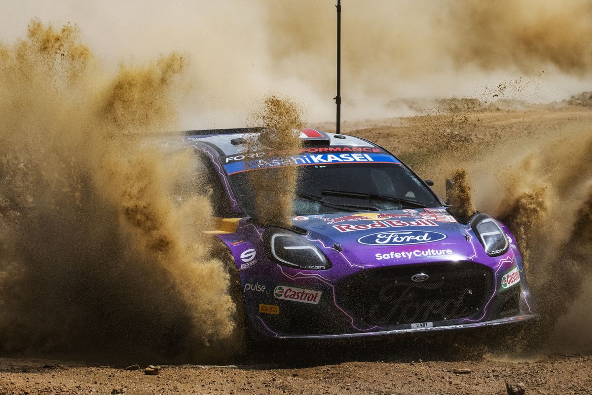 Loubet no fija objetivos en su brillante debut con el Ford Puma Rally1