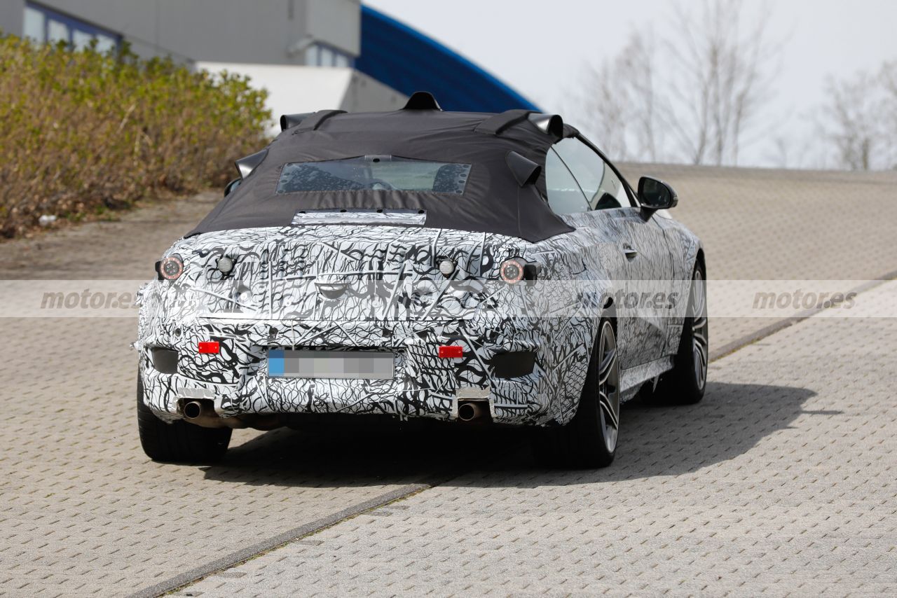 Fotos espía Mercedes-AMG CLE 53 Cabrio 2023