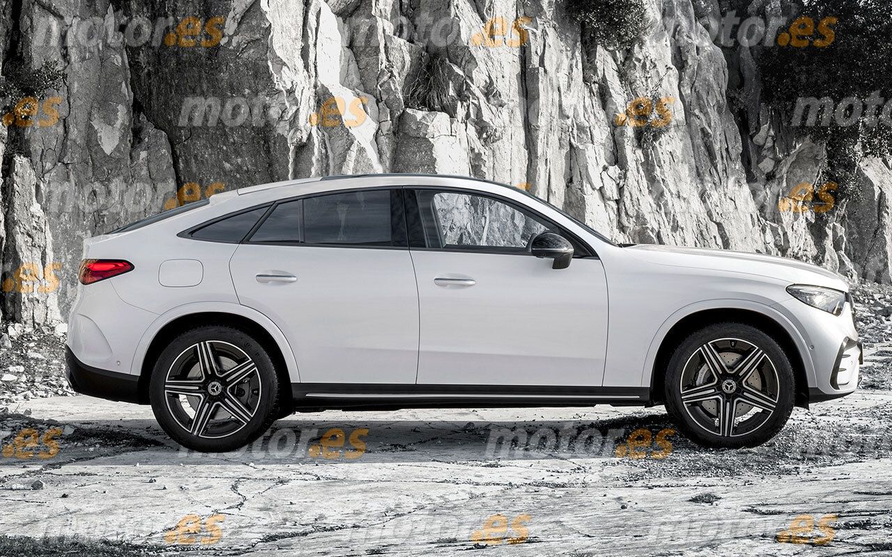 El nuevo Mercedes GLC Coupé 2023 revelado en esta recreación