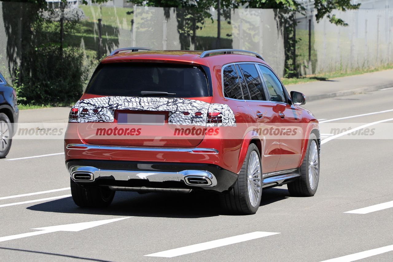 Fotos espía Mercedes-Maybach GLS Facelift 2023