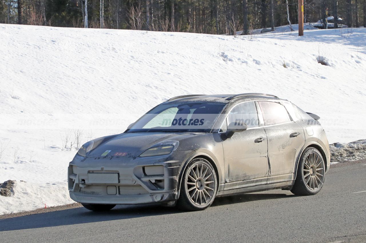 Fotos espía Porsche Macan Eléctrico 2023