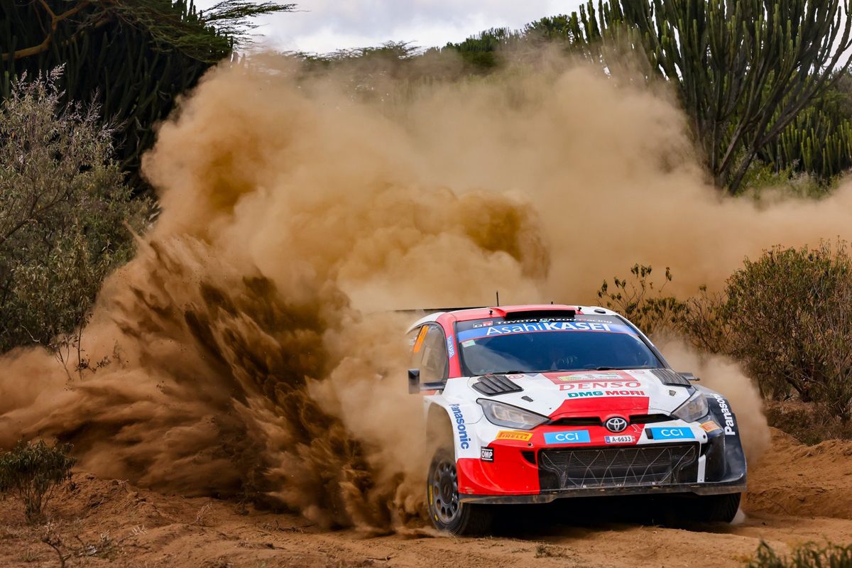 Rovanperä queda al frente del Safari Rally tras el pinchazo de Ogier