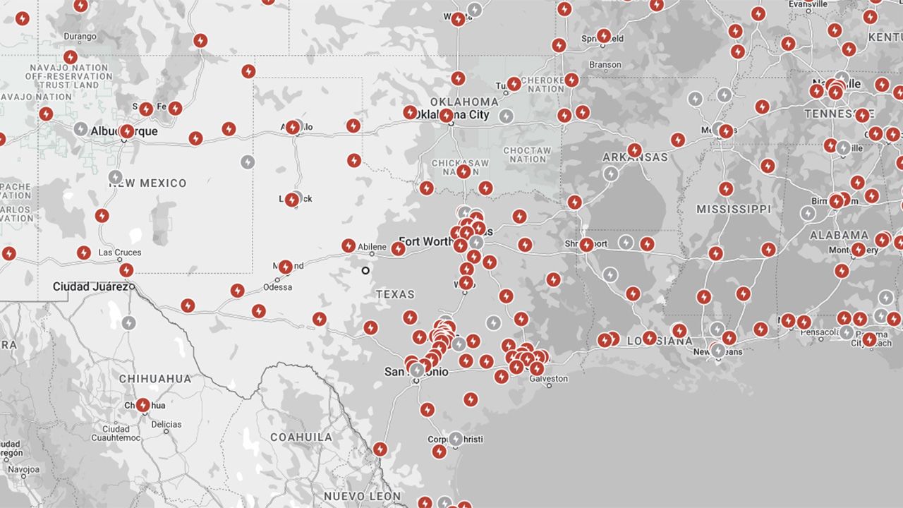 Supercargadores Tesla en Texas