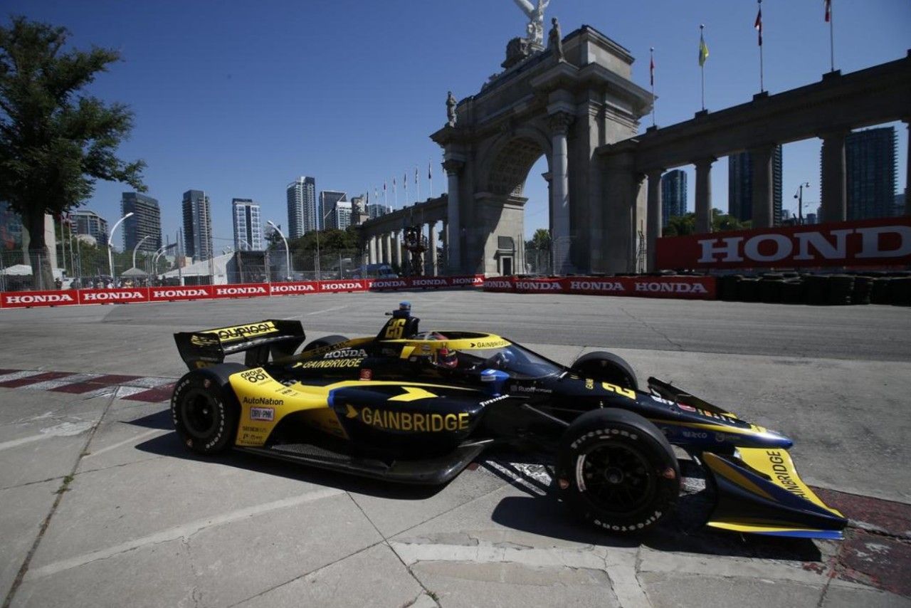 Colton Herta es el primer 'repetidor de pole' de 2022 en Toronto; problemas para Palou