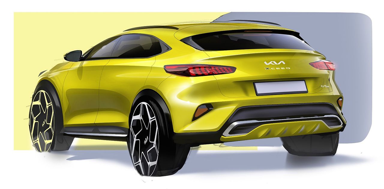 Boceto oficial  KIA XCeed Facelift 2023