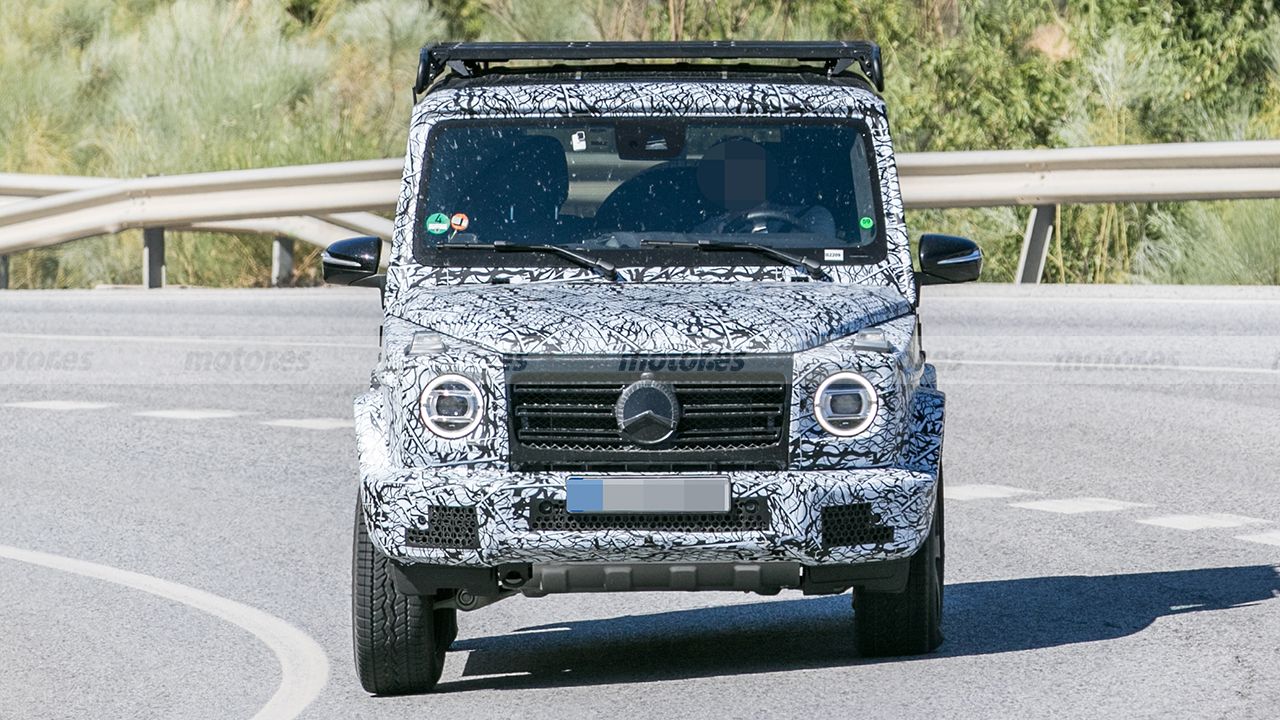 Mercedes Clase G 2023 - foto espía frontal