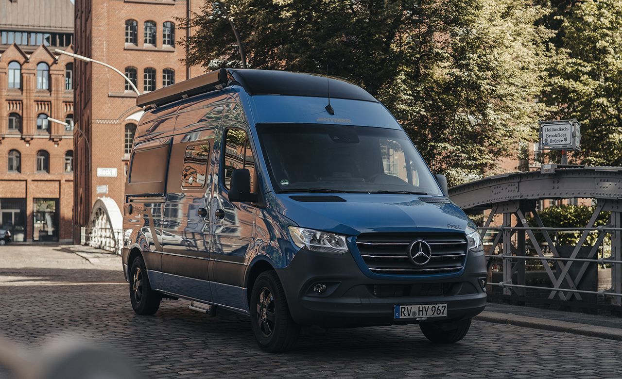 Mercedes Sprinter Hymer Free S Blue Evolution