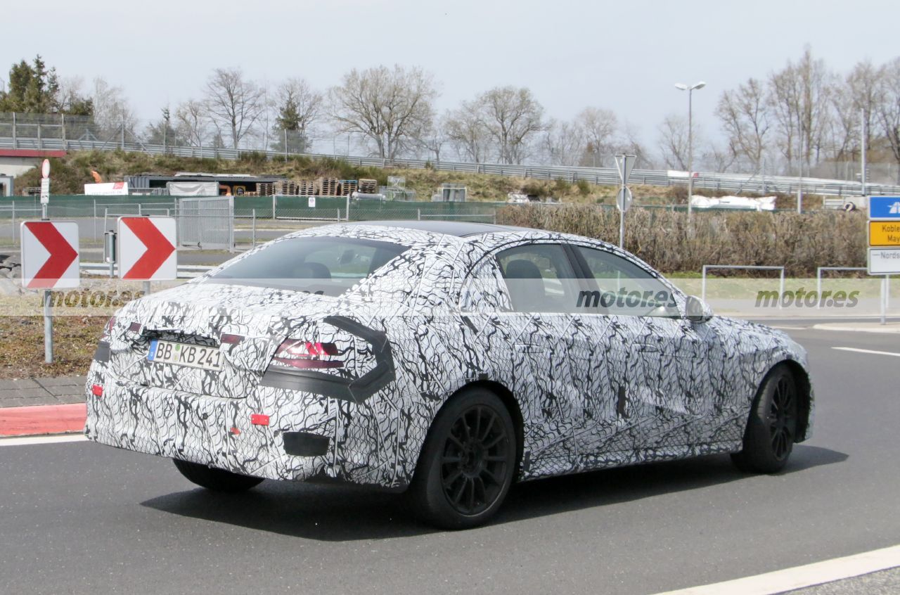 Fotos espía Mercedes Clase E 2023 en Nürburgring