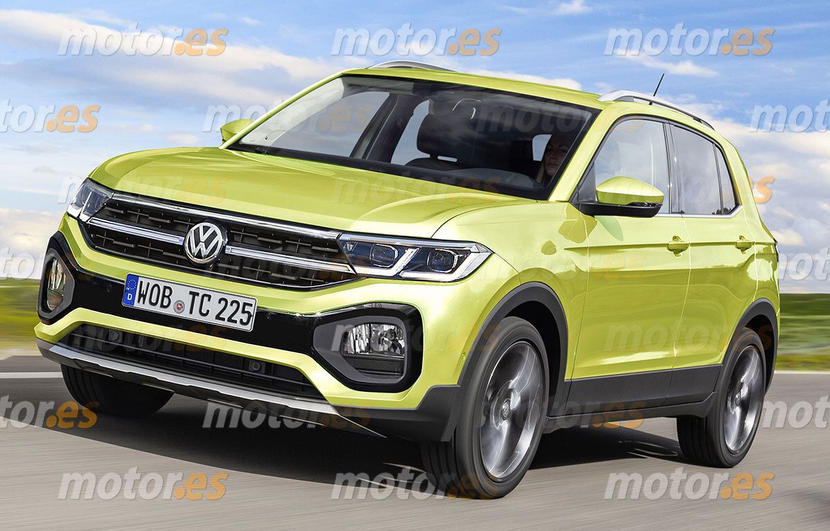 Adelanto del Volkswagen T-Cross Facelift, el SUV estrenará novedades en 2023