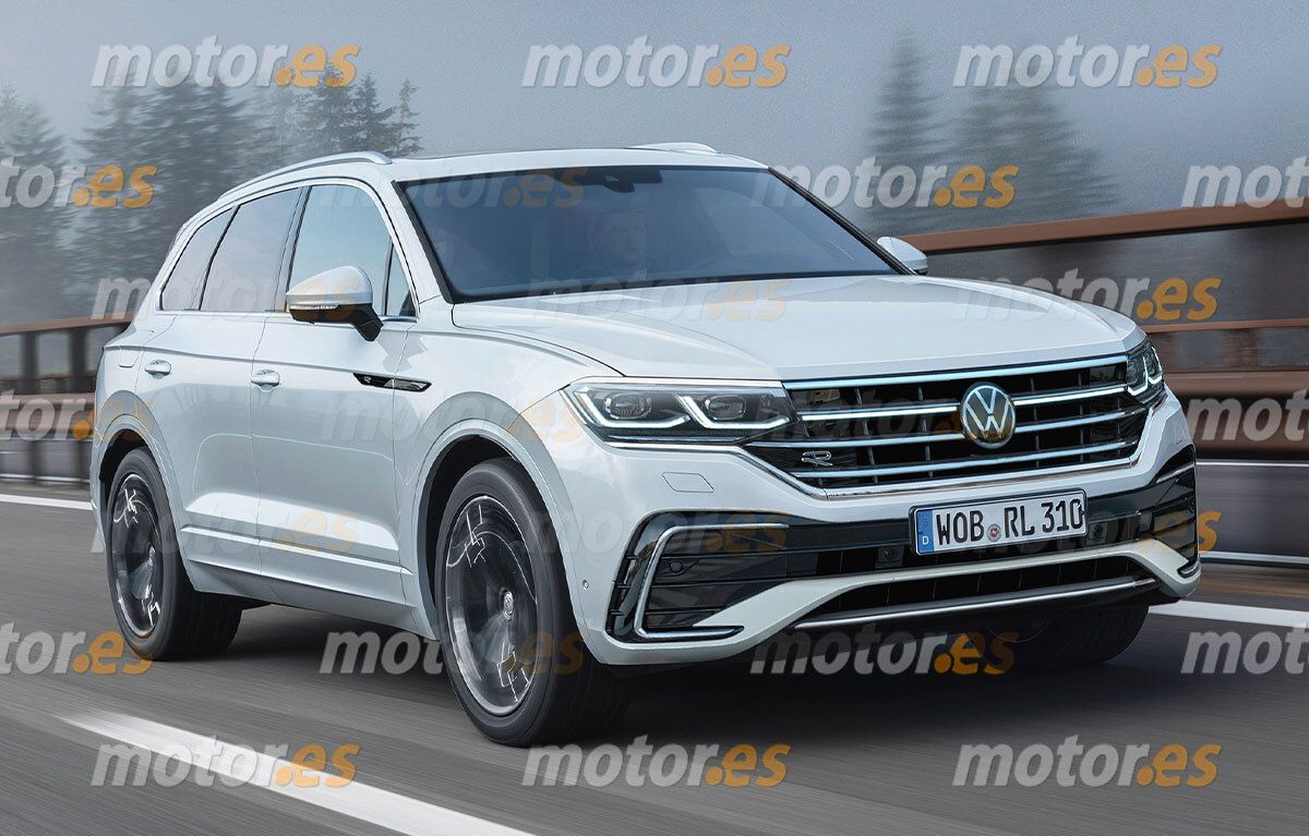 Adelanto del Volkswagen Touareg Facelift, el SUV alemán estrenará mejoras en 2023