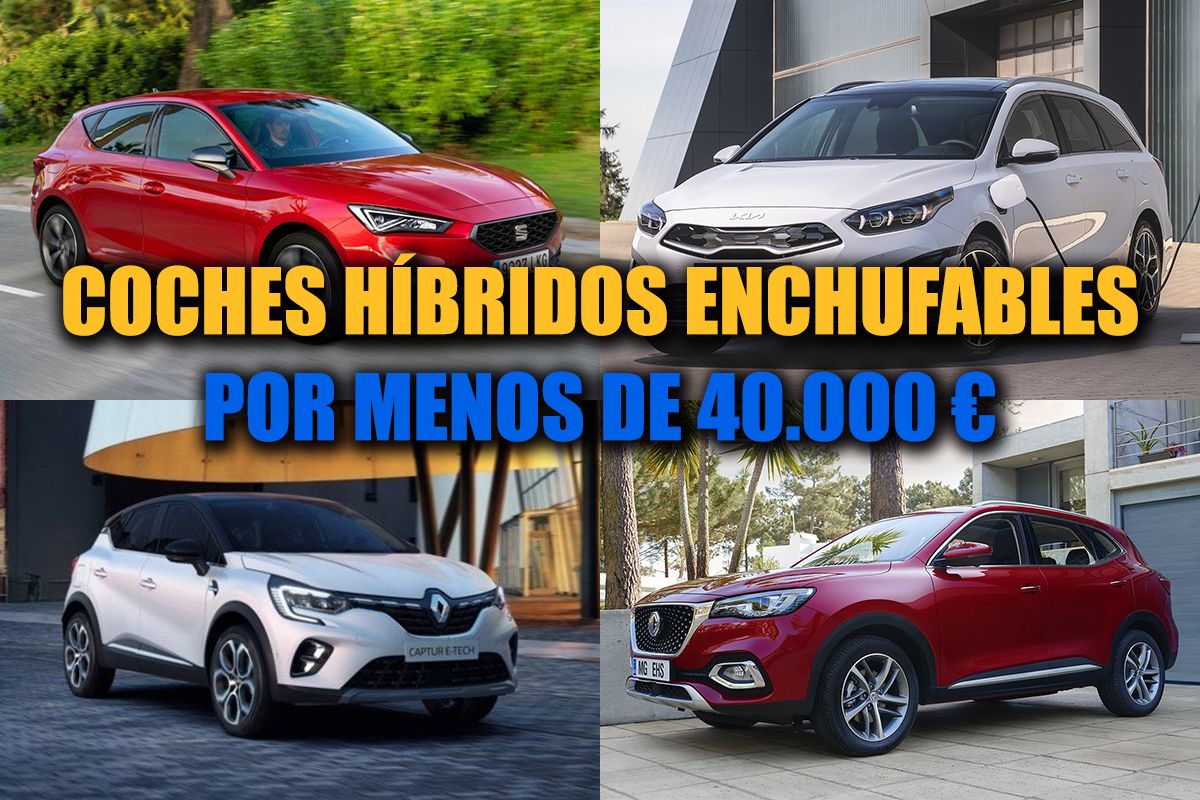 5 coches híbridos enchufables que valen menos de 40.000 euros para lucir la etiqueta Cero