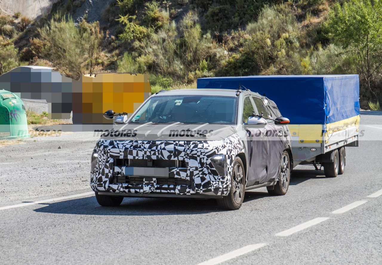 El nuevo Hyundai Kona 2023, sorprendido nuevamente en pruebas en el sur de Europa