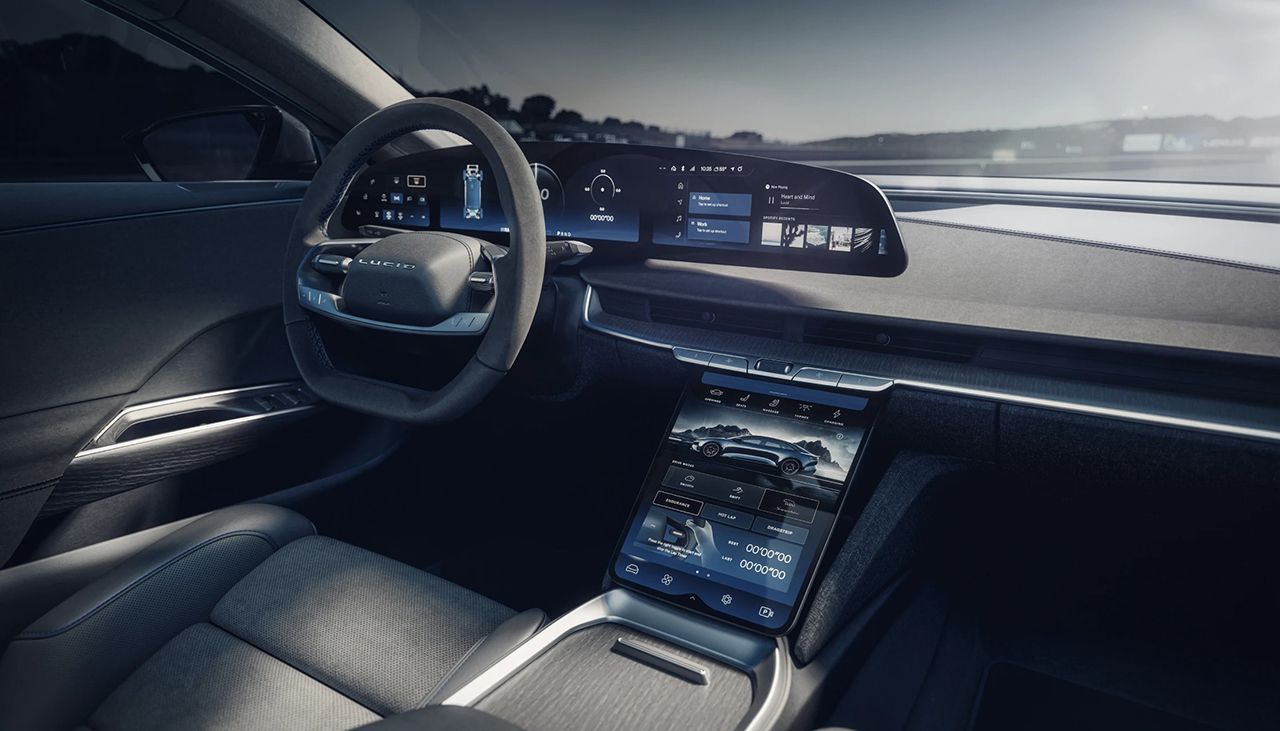 Lucid Air Sapphire interior