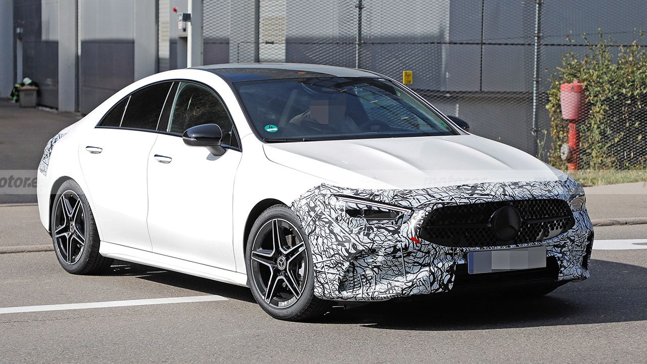 Cazado el nuevo Mercedes CLA 2024, la última renovación antes de convertirse en eléctrico