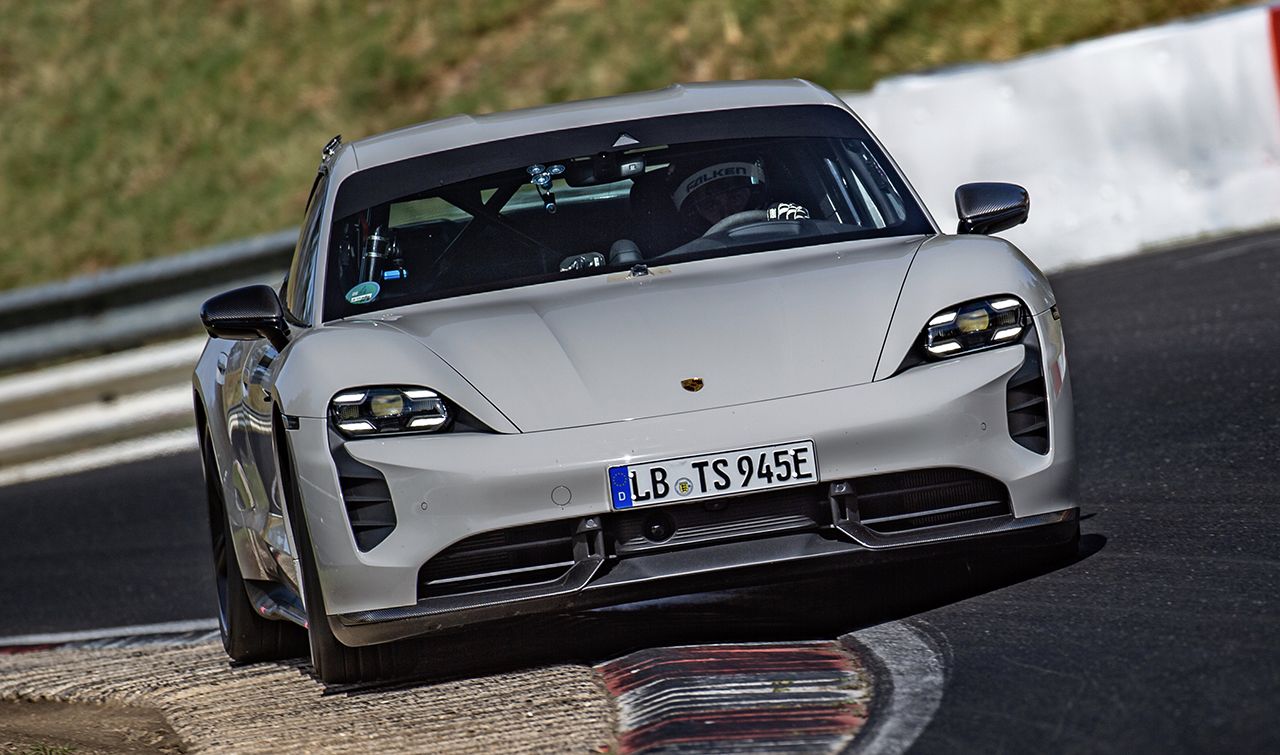 El Porsche Taycan Turbo S arrebata al Tesla Model S Plaid su récord en Nürburgring