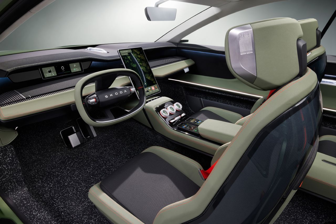 Skoda Vision 7S Study interior