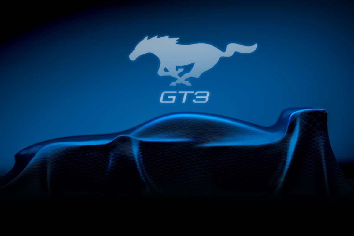 El Ford Mustang GT3 sigue oculto, pero ya hace ruido: ¡Y suena que atruena!