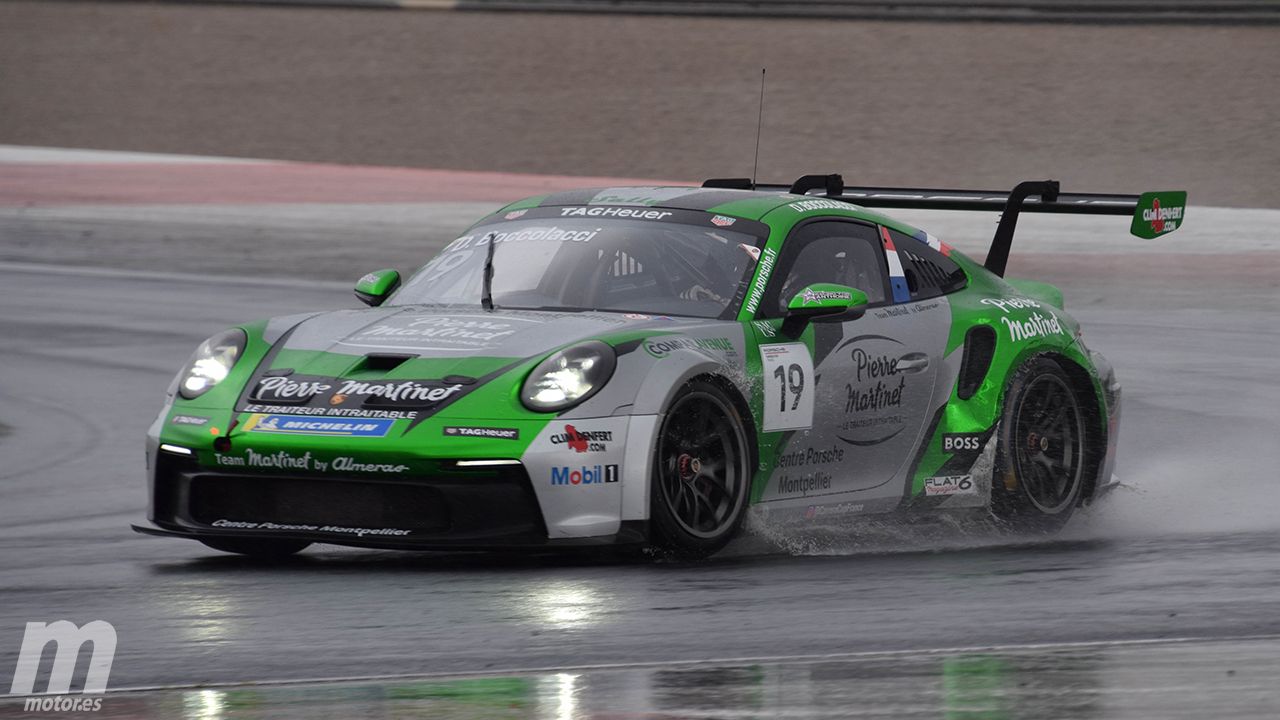 Dorian Boccolacci durante la Porsche Carrera Cup