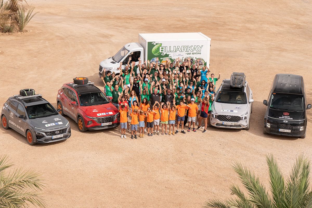 Hyundai finaliza con éxito la decimosexta edición de «El Desierto de los Niños»