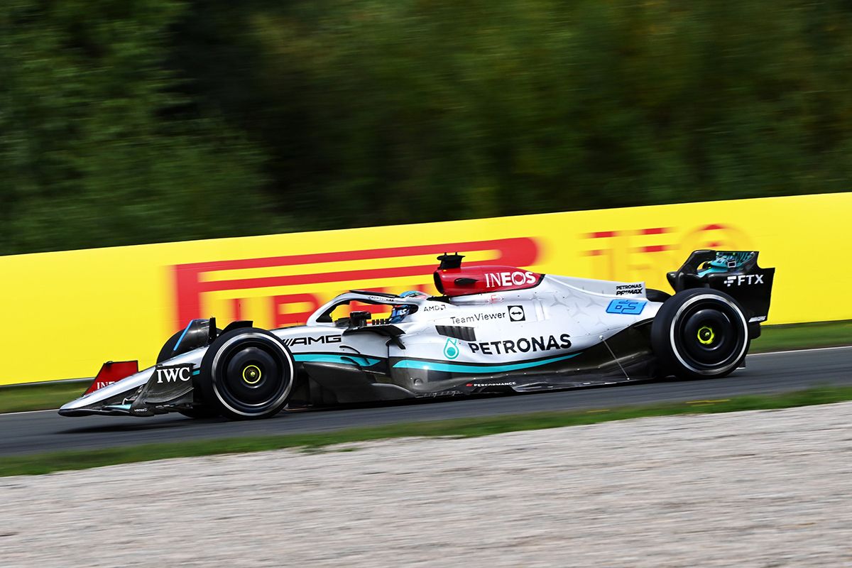 Russell reverdece esperanzas para Mercedes en los primeros libres en Zandvoort