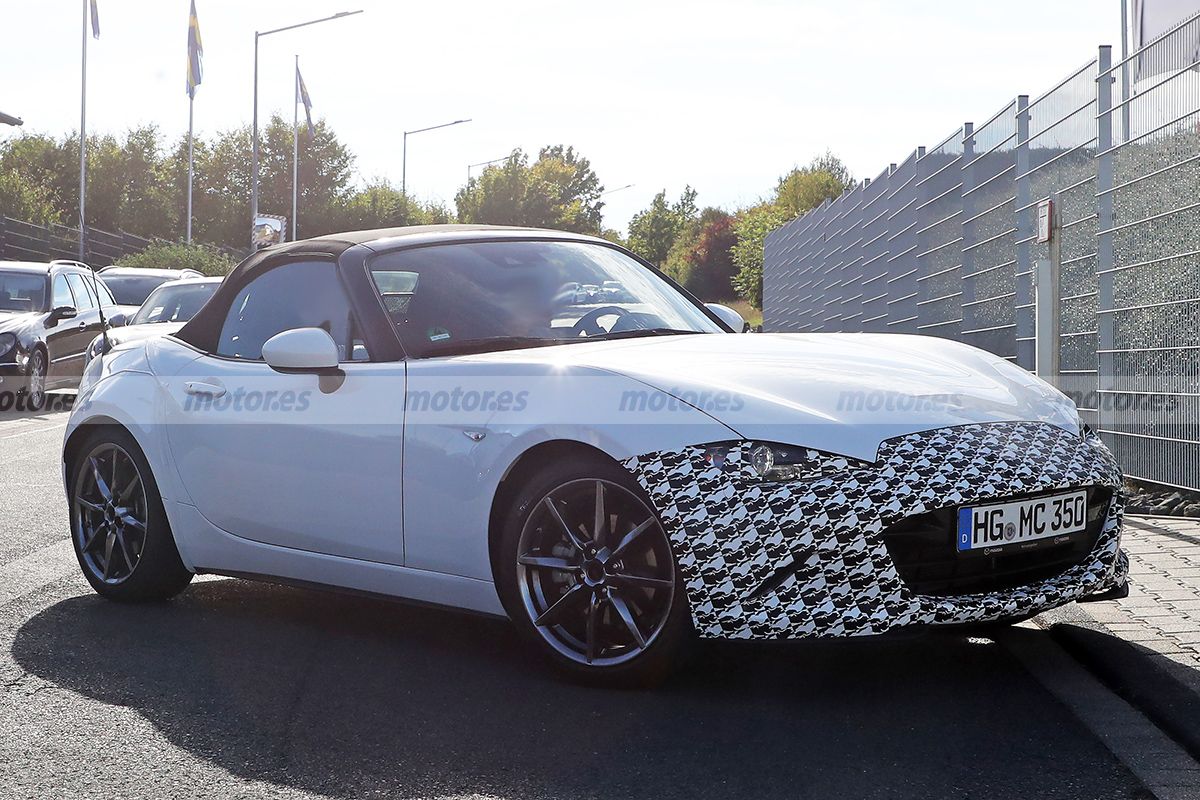 Primeras fotos espía del Mazda MX-5 NE, la nueva generación del roadster japonés