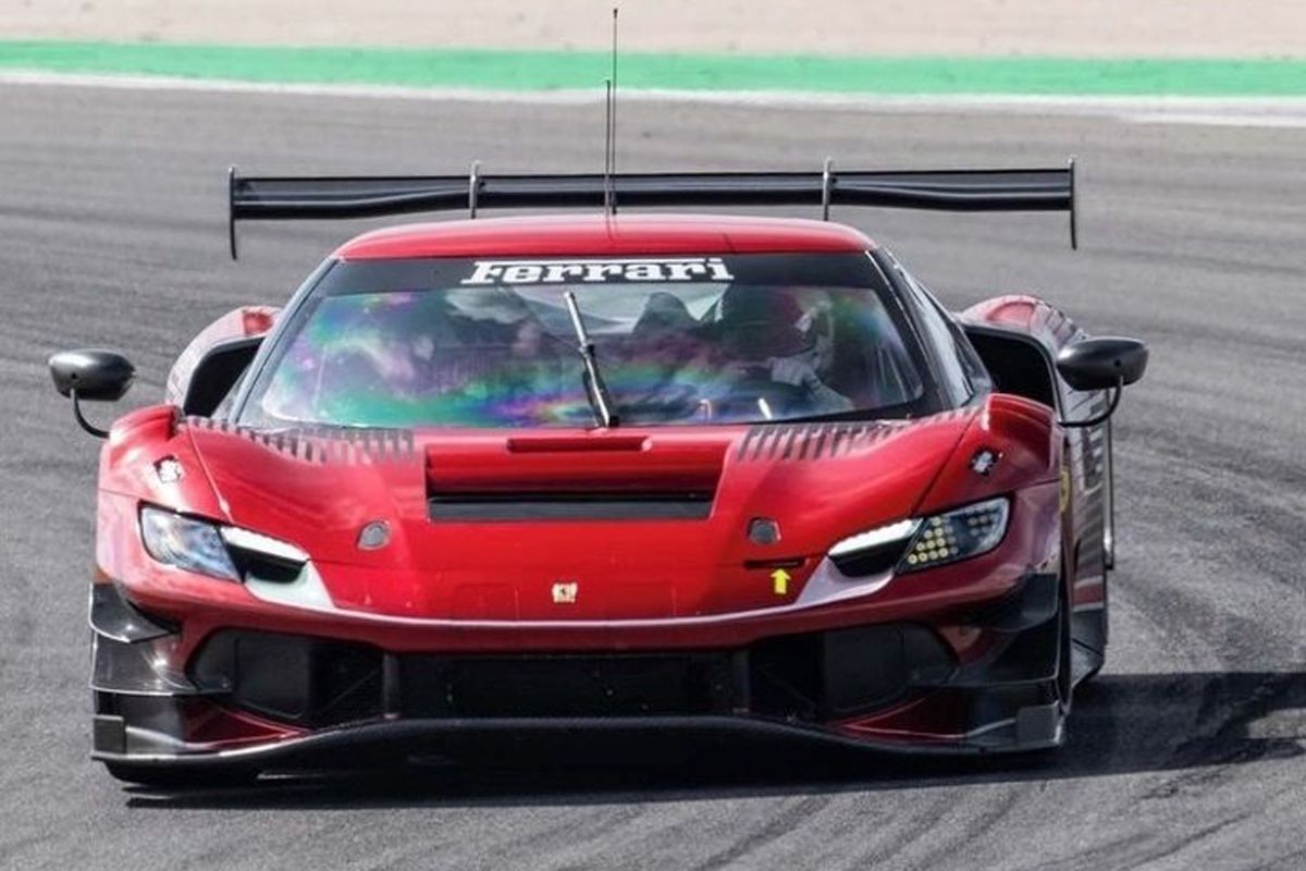 Nuevo test del Ferrari 296 GT3 en el Autódromo Internacional del Algarve