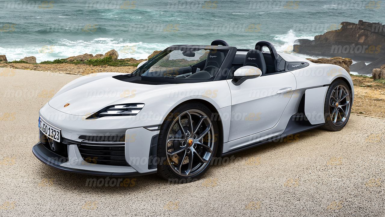 Adelanto del nuevo Porsche 718 Boxster, el roadster eléctrico que se medirá al Polestar 6