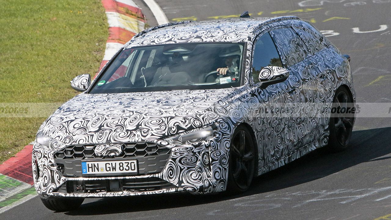 El esperado Audi A4 Avant 2023 es cazado por primera vez en el trazado de Nürburgring