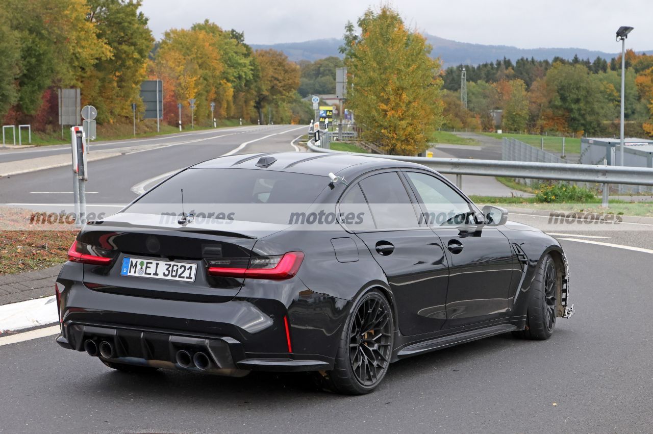 Fotos espía BMW M3 CS 2023 en Nürburgring