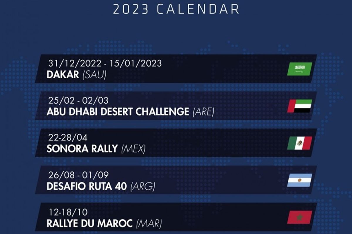 España no tiene hueco en el calendario 2023 del Mundial FIA de Rally-Raid