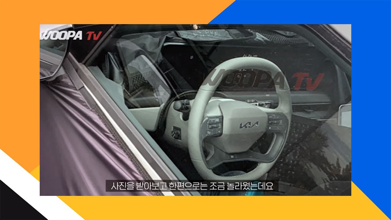 El nuevo KIA EV9 2023 revela parte de su tecnológico interior en unas fotos espía