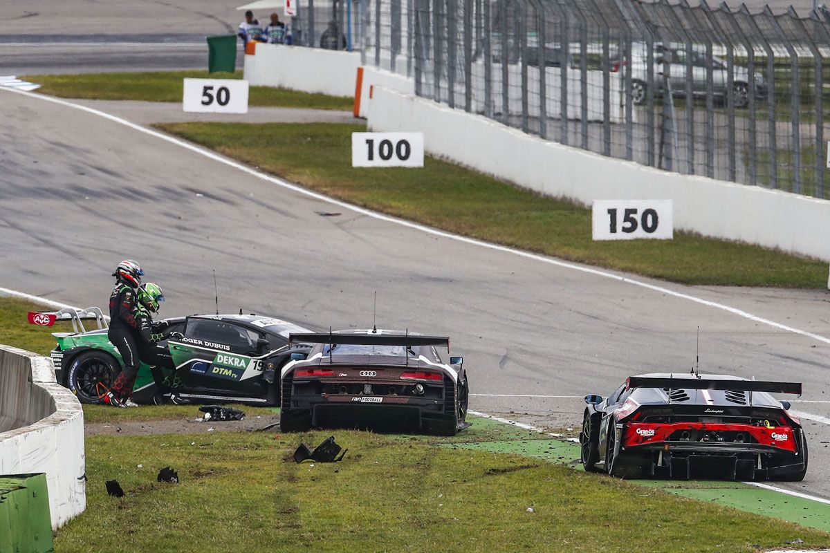 Lucas Auer aprieta la lucha por el DTM en una accidentada carrera en Hockenheim