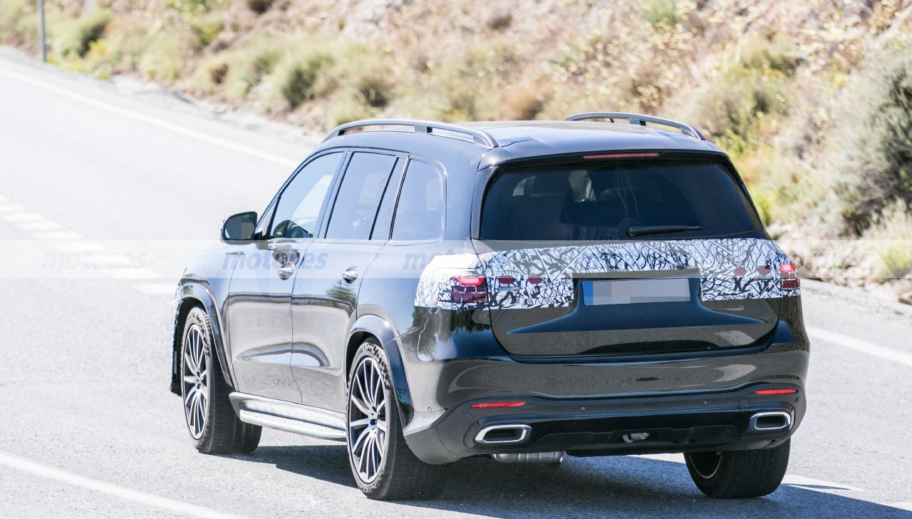 Fotos espía Mercedes GLS Facelift 2023