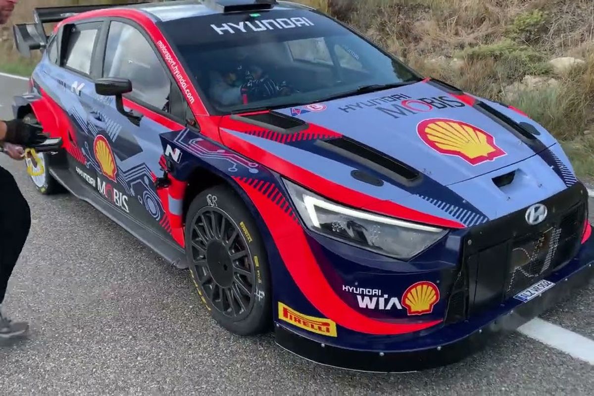 Thierry Neuville pide una mejoría del Hyundai i20 N Rally1 en caso de lluvia