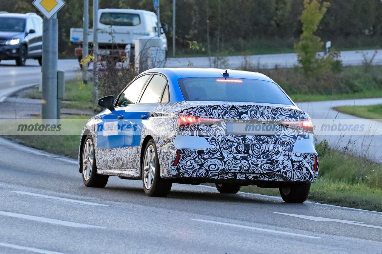 Fotos espía Audi A3 Sedán Facelift 2024