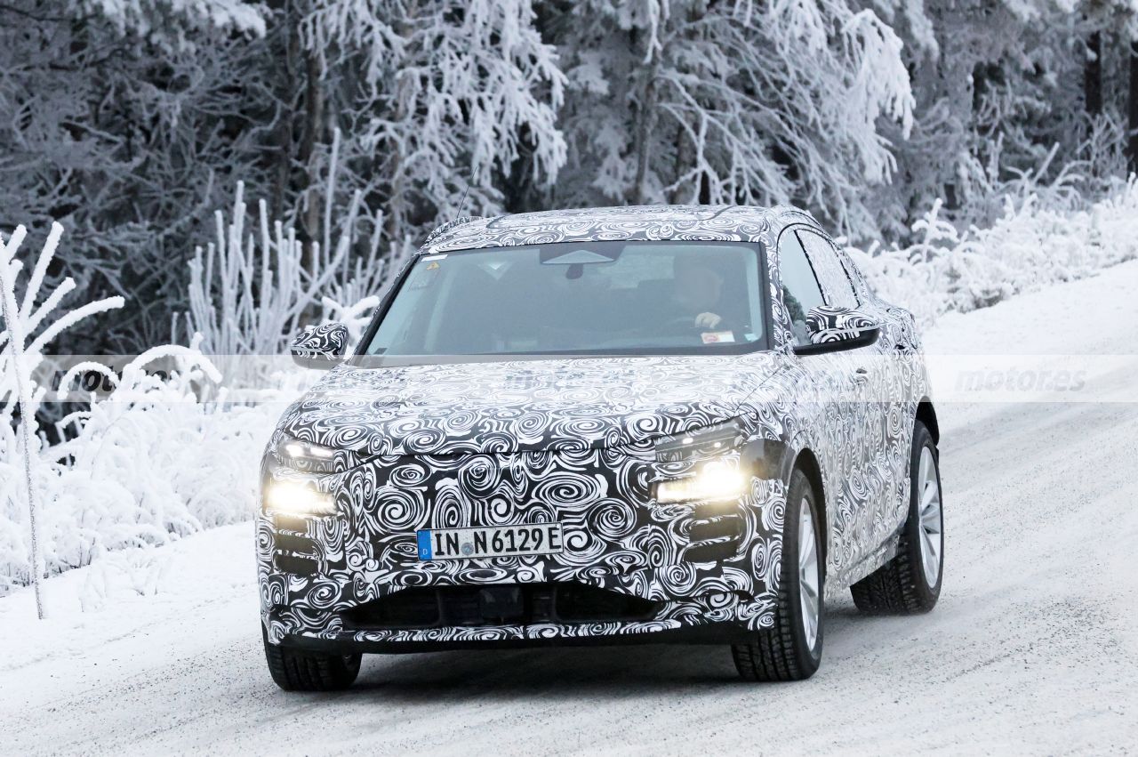 El Audi Q6 Sportback e-tron estrena una nueva temporada de pruebas de invierno