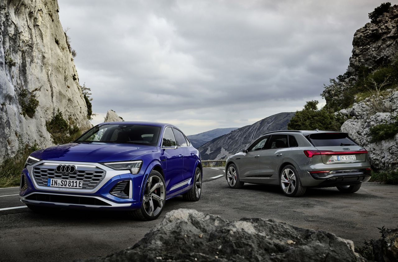 El Audi Q8 e-tron 2023 corona la gama SUV 100% eléctrica de la marca