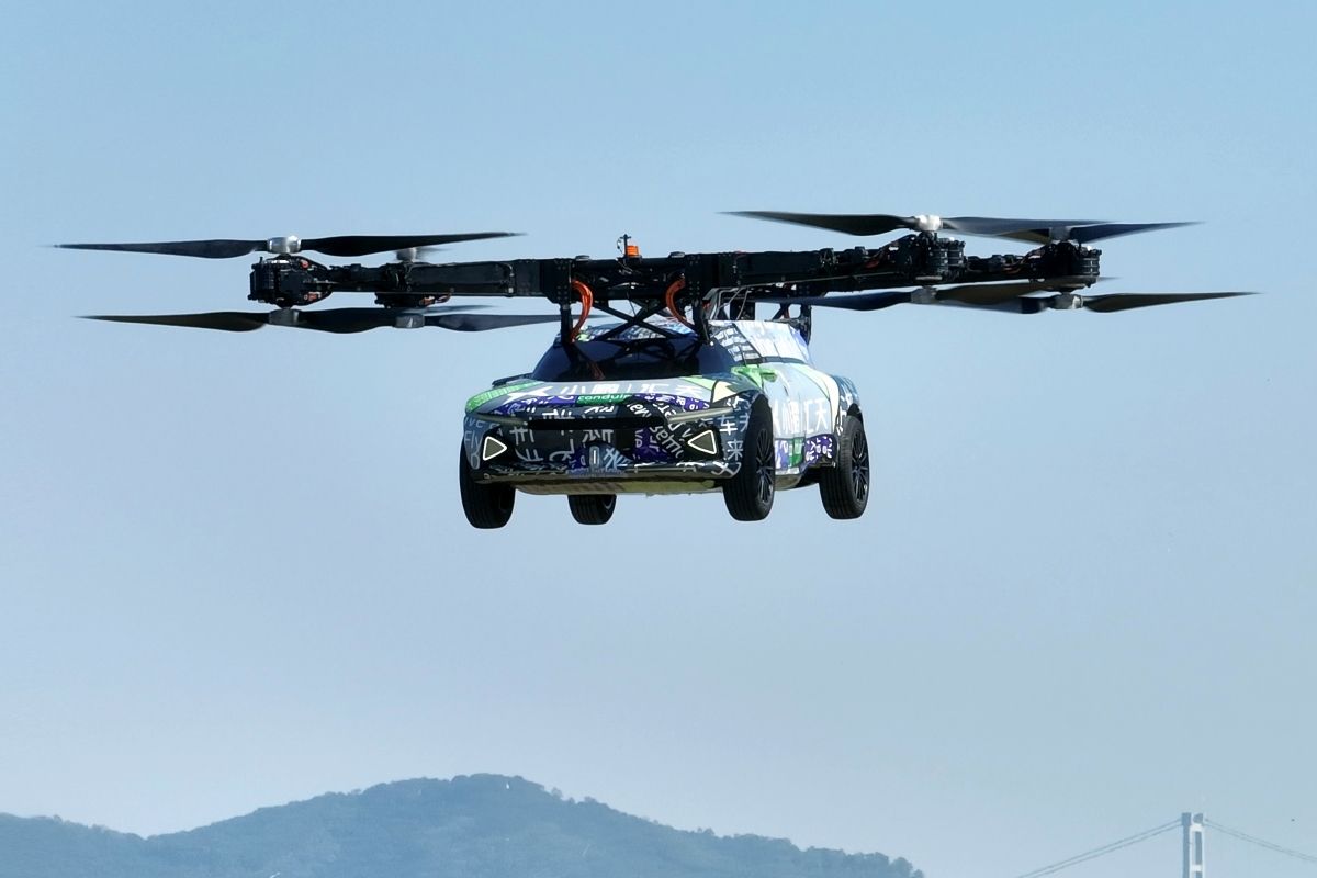 El sorprendente coche-helicóptero de Xpeng, el X3, completa con éxito su vuelo inaugural