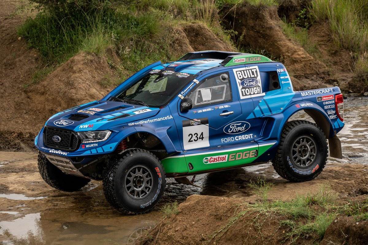 Las Ford Ranger T1+ de M-Sport y NWM no estarán en la salida del Dakar 2023