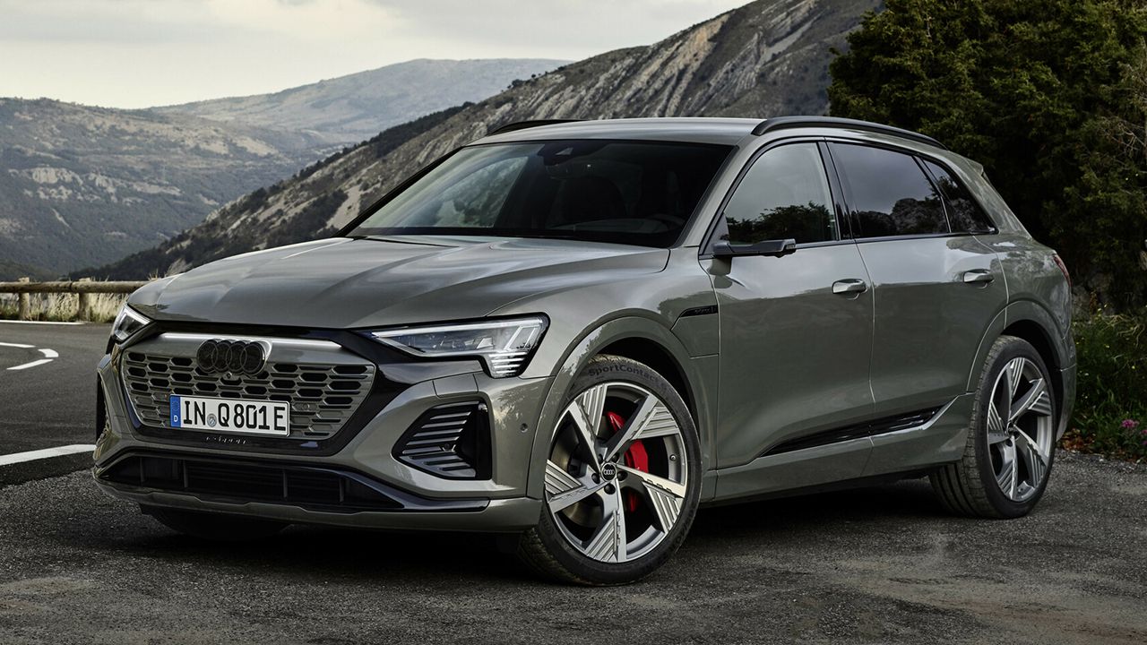 Todos los precios del nuevo Audi Q8 e-tron y de su variante Sportback, un lujoso SUV eléctrico