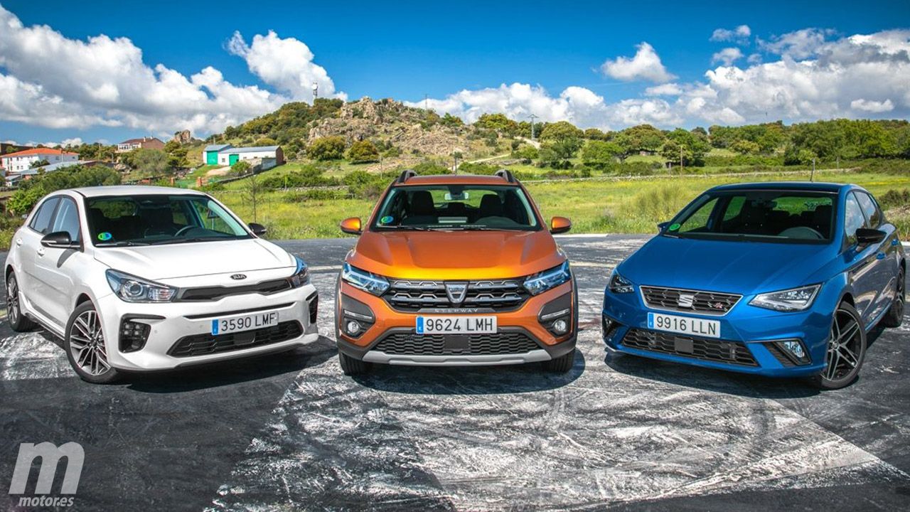 KIA Rio, Dacia Sandero y SEAT Ibiza