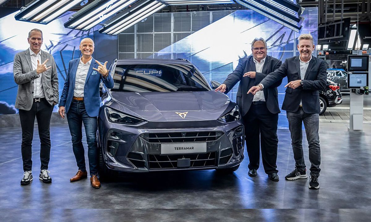 El nuevo CUPRA Terramar se presenta en la planta de Audi en Hungría