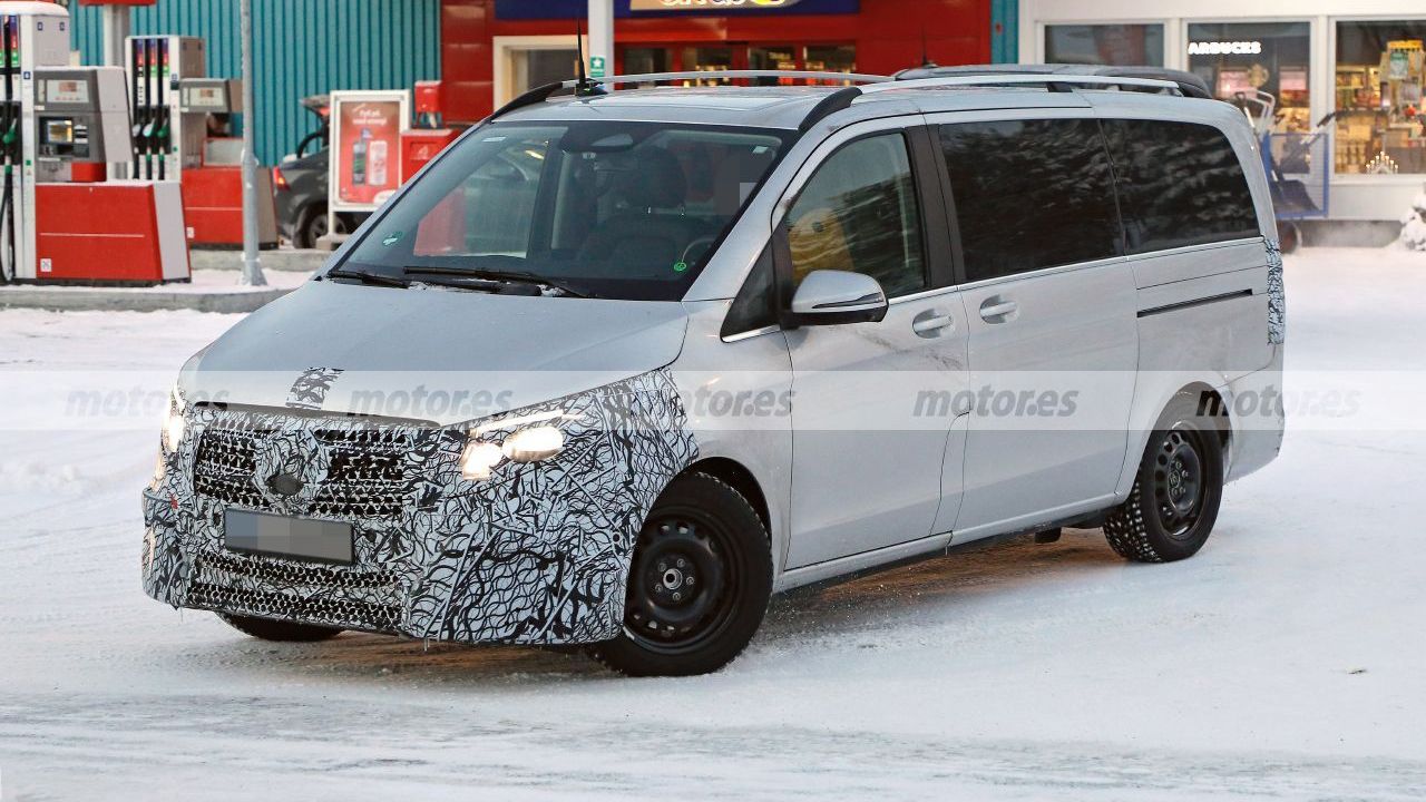 Mercedes Clase V 2023 - foto espía